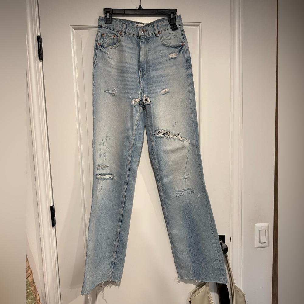 Zara 90s Full Length Jeans - Picture 2 of 4